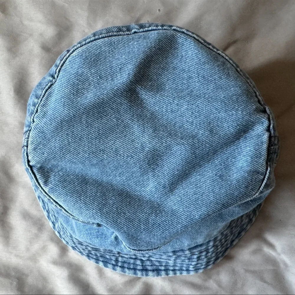 COPY - WRANGLER denim Bucket Hat NWOT Long Live Cowboys unisex 90s … - Picture 7 of 9